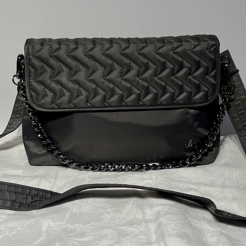 Lug Soar Crossbody bag EUC in Gunmetal Gray